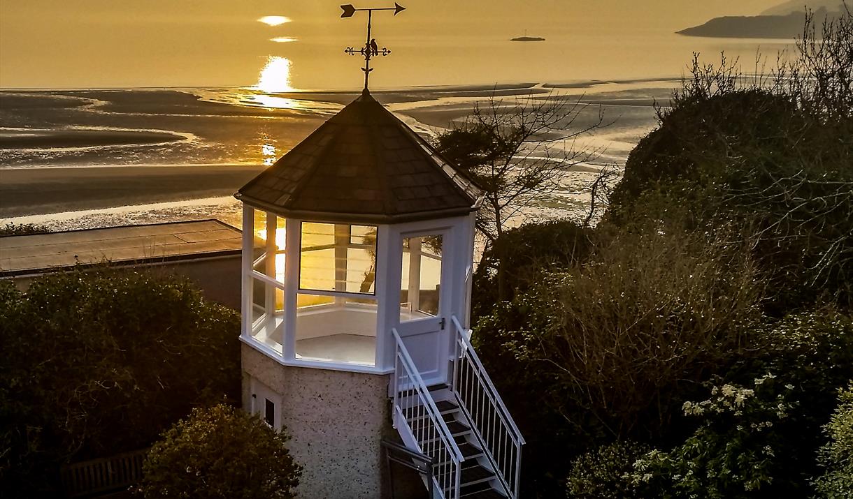 View from master bedroom at sunrise