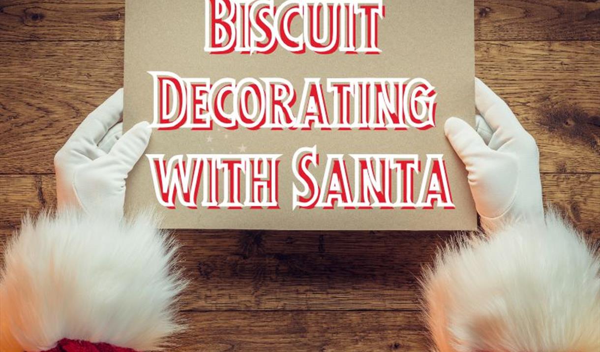 Biscuit Decorating with Santa