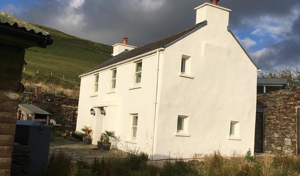 Small refurbished manx cottage in remote setting of a nature reserve