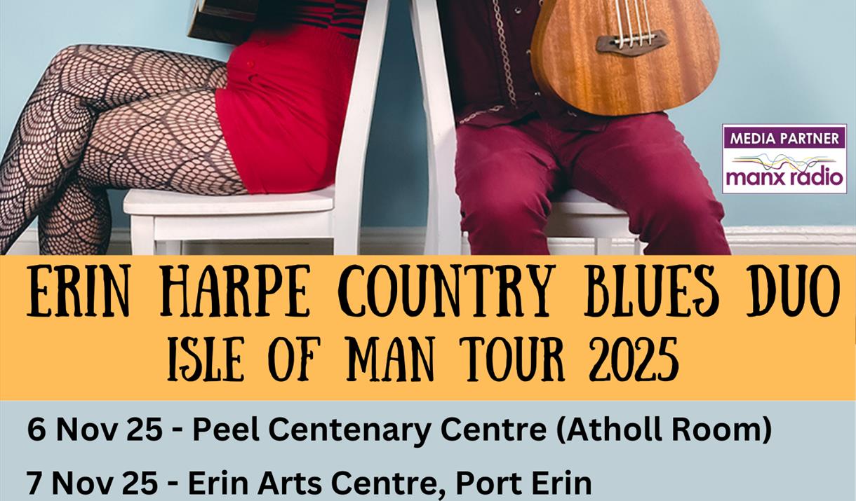Erin Harpe Country Blues Duo's Isle of Man Tour 2025