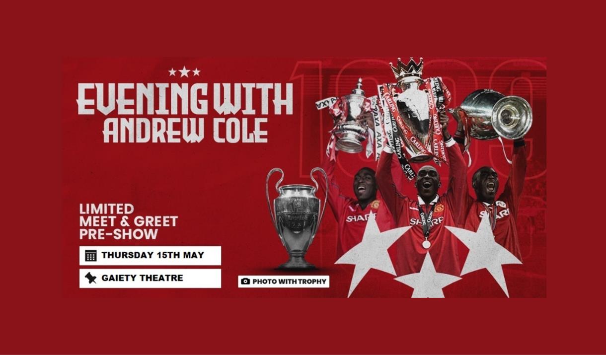 An Audience with Manchester United legend Andrew Cole