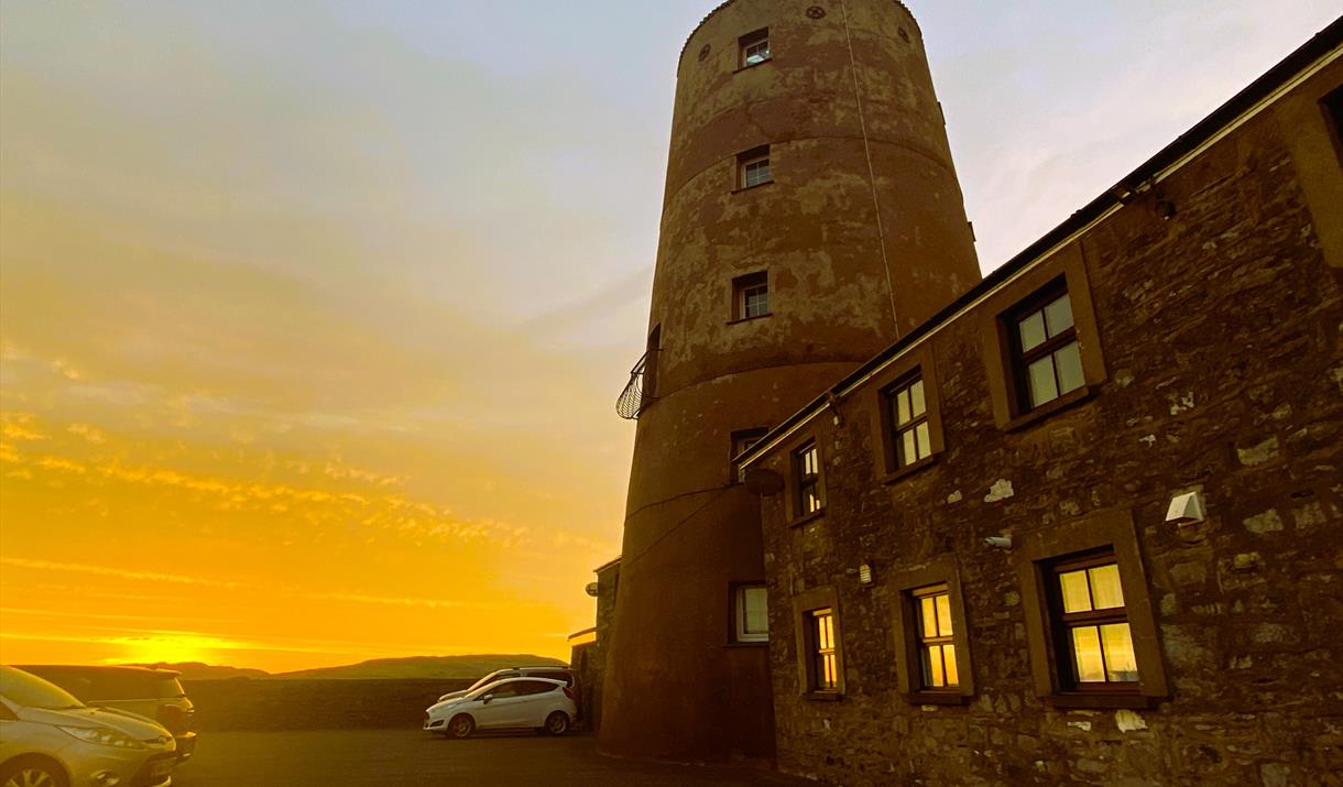 Windmill@WestRes seen from the side