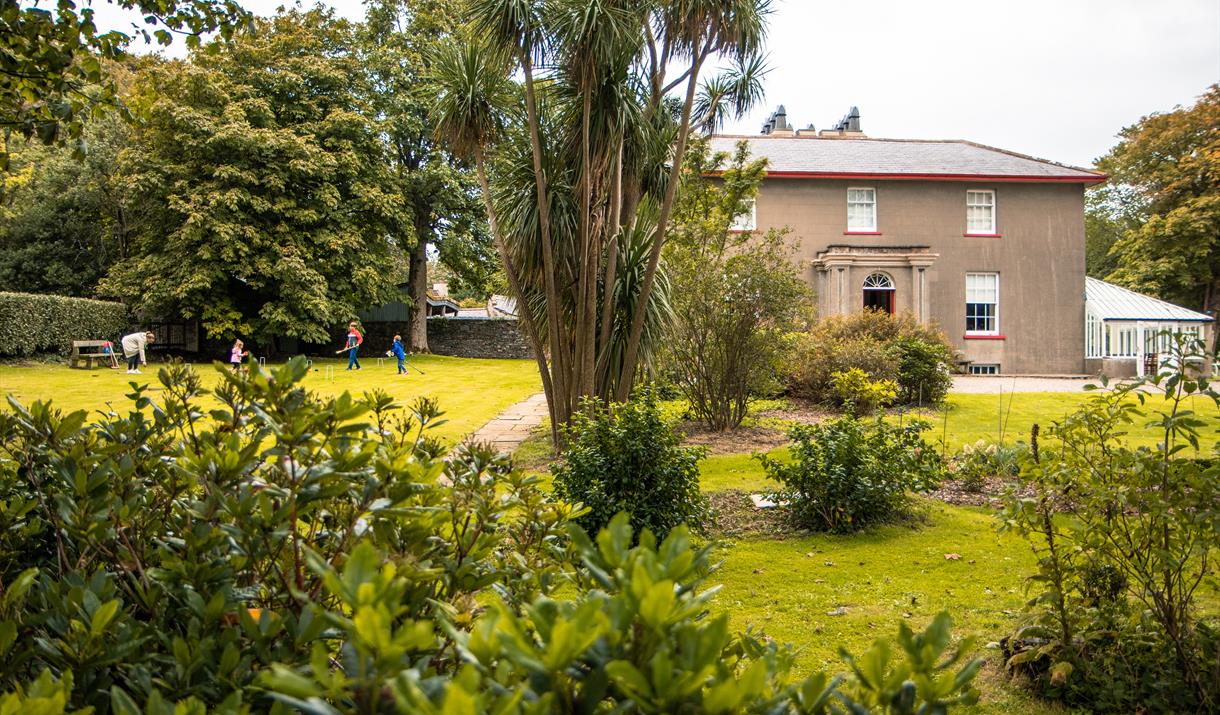 View from the garden of the front of the Grove House