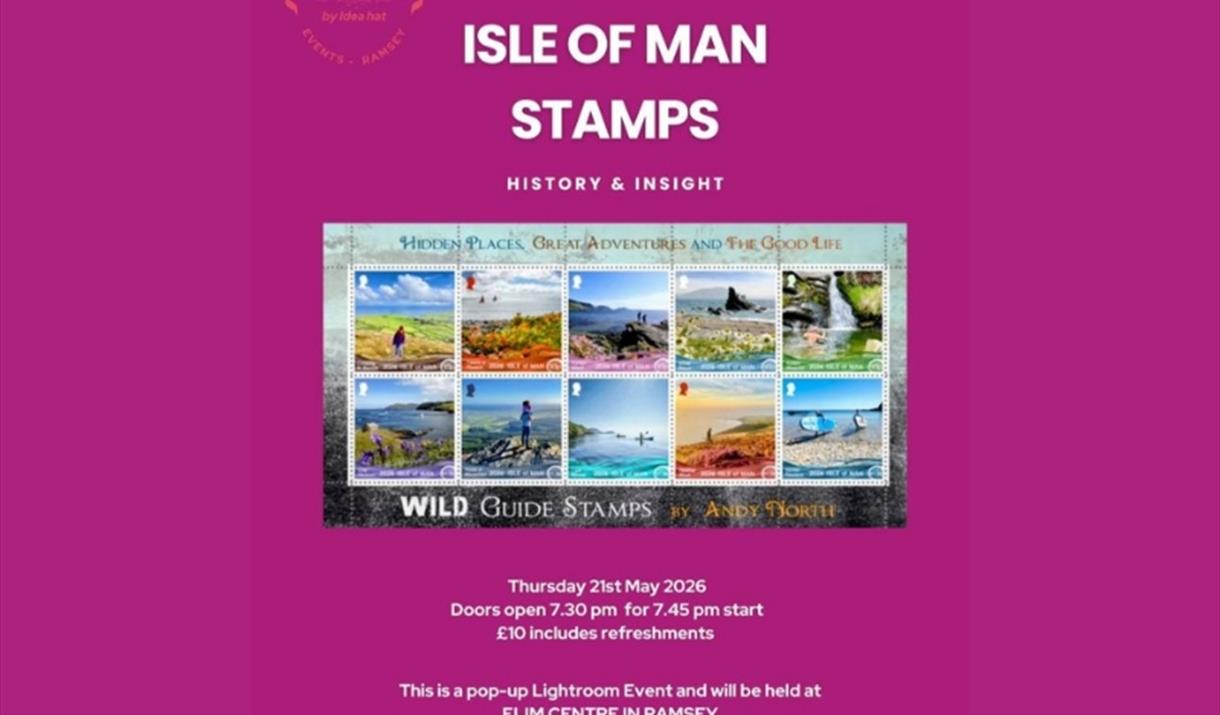 Isle of Man Stamps - Evening Talk by Maxine Cannon