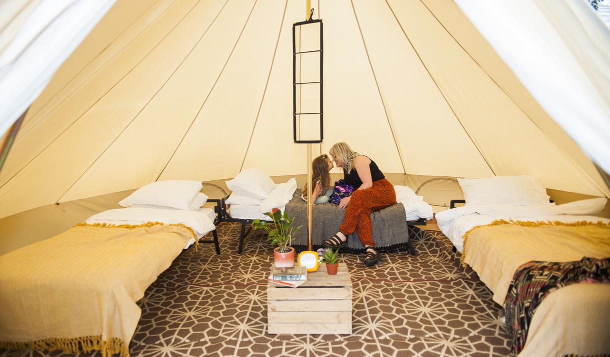 3 bed spacious bell tent