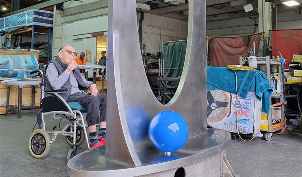 Bryan Kneale sculpture unveiling event with artist talks