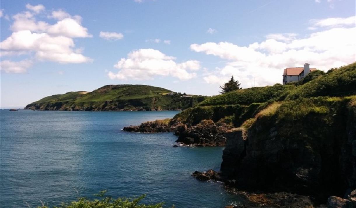 Coastal walks around the coves at Maughold
