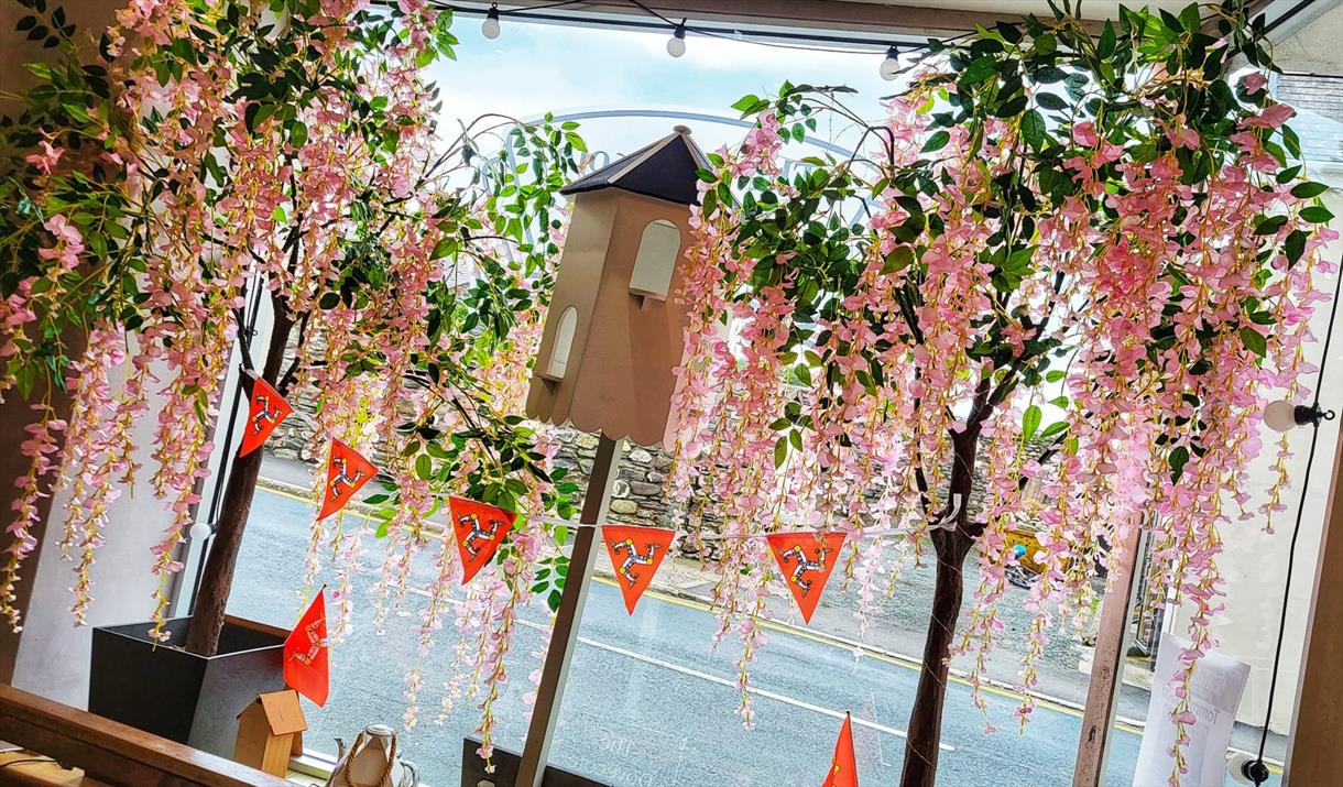 The Dovecote Tearooms Window