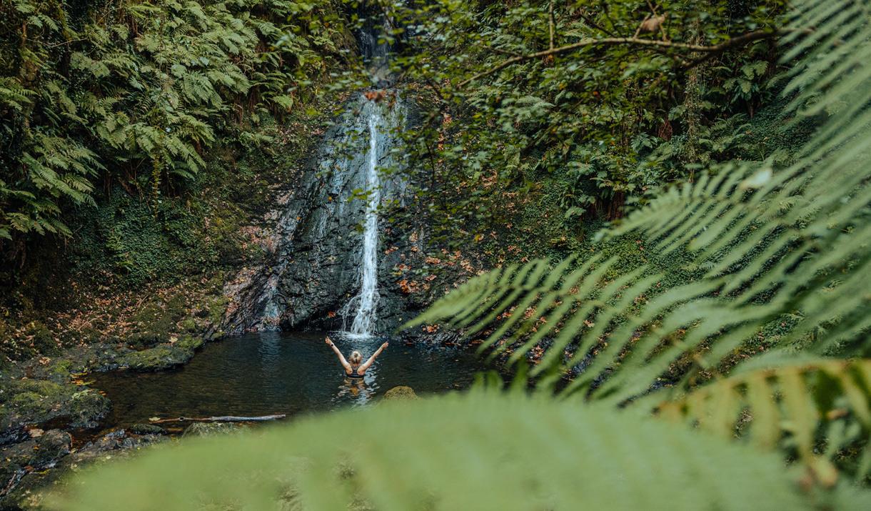 Glen Mooar and Spooyt Vane Waterfall