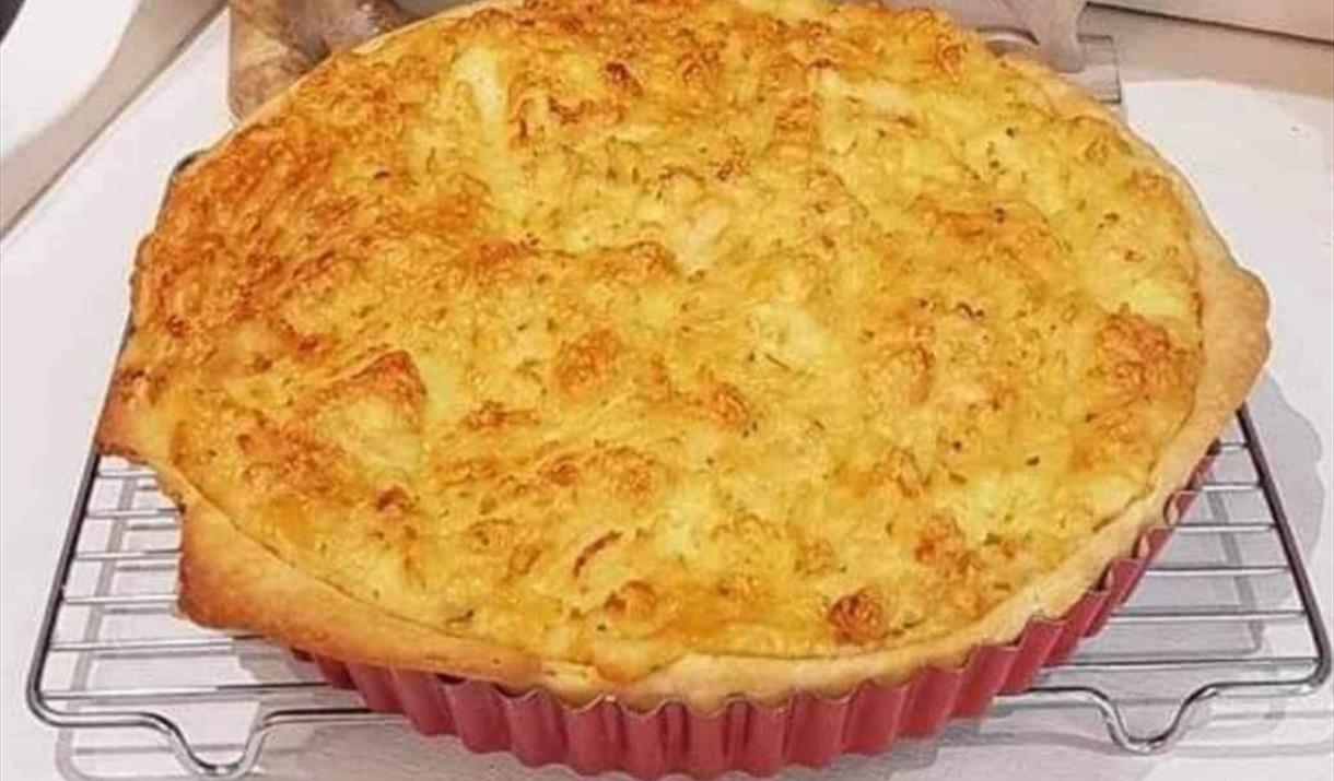 Dovecote Cheese Pie - Manx Menu 2024