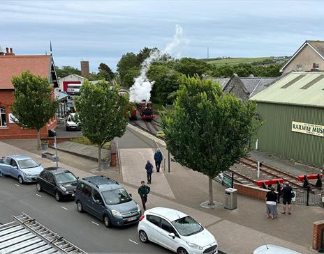 View of Port Erin Train Station