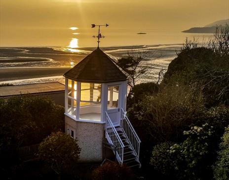 View from master bedroom at sunrise