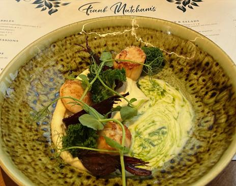 Pan Seared Scallops - Manx Menu 2024