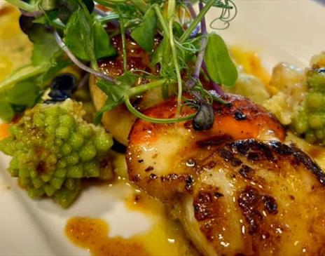 Boathouse Eatery Scallops