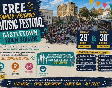 Free Family-Friendly 2-Day Music Festival - Castletown Town Square