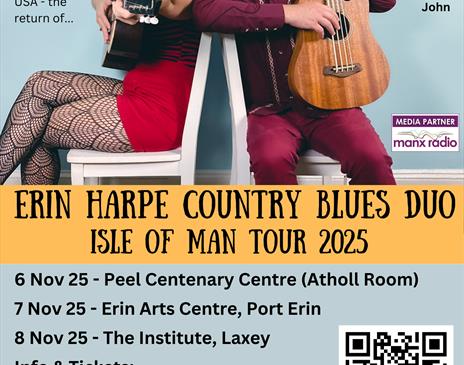 Erin Harpe Country Blues Duo's Isle of Man Tour 2025