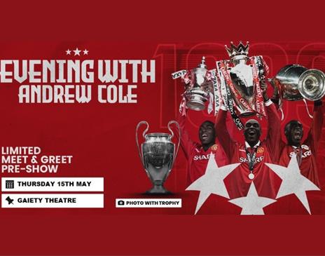 An Audience with Manchester United legend Andrew Cole