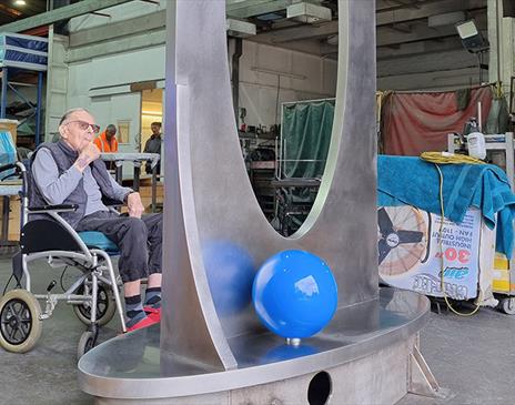 Bryan Kneale sculpture unveiling event with artist talks