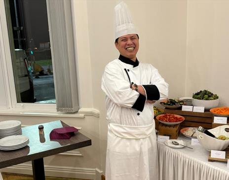 Pop-up Purple Restaurant Team