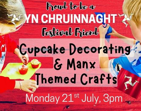 Cupcake Decorating & Manx Themed Crafts