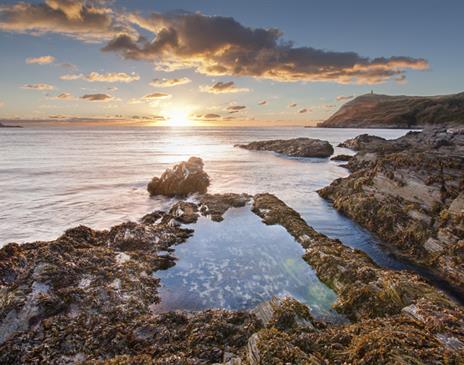 Sunset over Port Erin Bay on the Isle of Man.
Photography Workshops with Mark Boyd Photography.