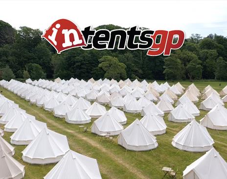 Drone image of the intentsGP campsite