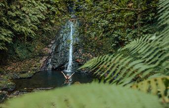 Glen Mooar and Spooyt Vane Waterfall
