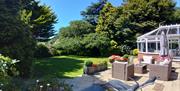 Hillingford B&B Isle of Man sunny south facing back patio