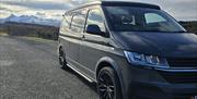 Pulled up while driving around the Isle of Skye with mountains in the background