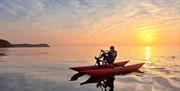 Aquabike Isle of Man sunset