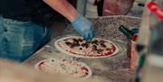 Making pizza