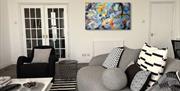 Douglas boutique holiday apartment with modern comfortable furniture