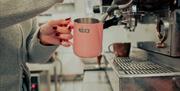 Making coffee