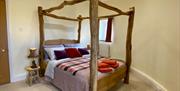 Double bedroom with fairy tale bed