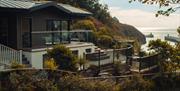 Stepped deck & terrace areas over various levels
