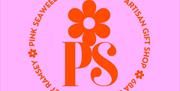 Pink Seaweed Gallery logo – celebrating Manx art and creativity