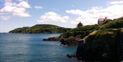 Coastal walks around the coves at Maughold