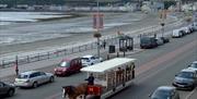 Isle of Man boutique holiday apartment with elevated views of the iconic Douglas Bay Horse Tram