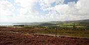 Public Footpath near Slieau Ouyr looking south over Laxey