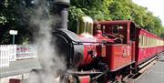 Isle of Man Railway train at Castletown Station