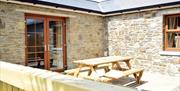 Ballavartyn Holiday Homes Exterior 9 - Rear Patio