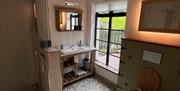 Ensuite wet room, featuring large walk in shower