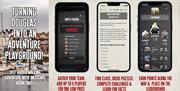 Showing screens of the Go Quest Adventures app