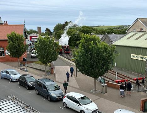 View of Port Erin Train Station