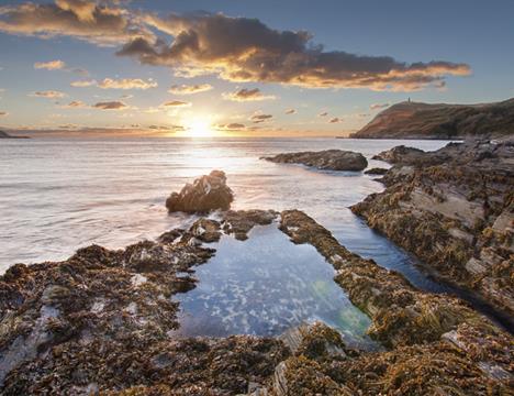 Sunset over Port Erin Bay on the Isle of Man.
Photography Workshops with Mark Boyd Photography.