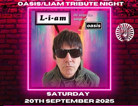 Liam / Oasis Tribute Evening 20th Sept 2025 at The Empress Hotel