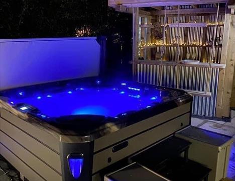 Includes private session in the hot tub spa