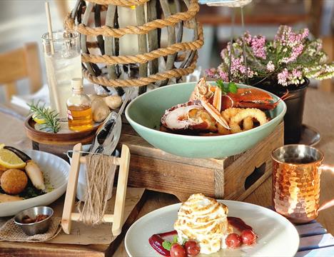 Display of seafood dishes being entered into the Manx Menu Competition 2025