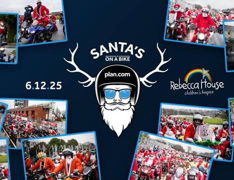 Santa's On A Bike