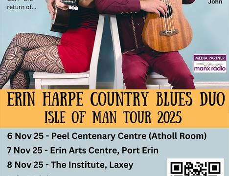 Erin Harpe Country Blues Duo's Isle of Man Tour 2025